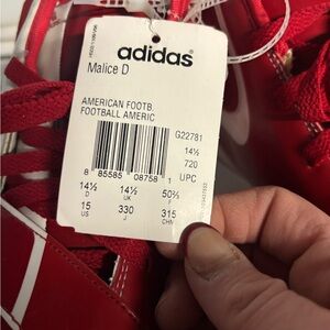 Adidas Red Football Sneakers